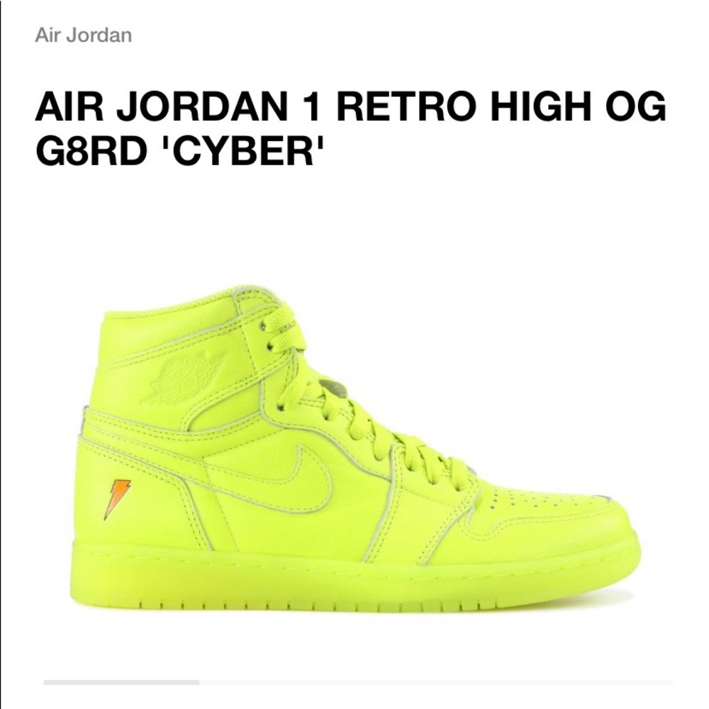 Air Jordan 1 Retro High OG G8RD ‘Cyber’